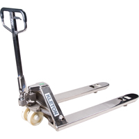 Manual Pallet Truck, Stainless Steel, 48" L x 27" W, 5500 lbs. Capacity Southpoint Industrial Supply