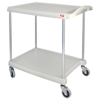 myCart Utility Cart, 2 Tiers, 20" x 35-1/2" x 30", 300 lbs. Capacity Southpoint Industrial Supply