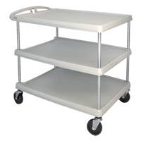 myCart Utility Cart, 3 Tiers, 26" x 36-7/8" x 36", 500 lbs. Capacity Southpoint Industrial Supply