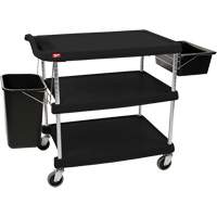 myCart Utility Cart, 3 Tiers, 20" x 35-1/2" x 30", 400 lbs. Capacity Southpoint Industrial Supply