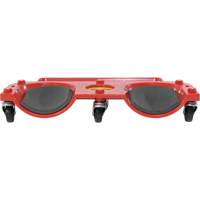 Socle roulant pour les genoux, Plastique, Rouge, Capacit&eacute; 350 lb Southpoint Industrial Supply