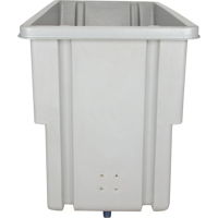 Tilt Truck, Polyethylene, 0.625 cu. yd., 500 lbs. Load Capacity Southpoint Industrial Supply