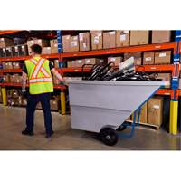 Tilt Truck, Polyethylene, 1.1 cu. yd., 1250 lbs. Load Capacity Southpoint Industrial Supply