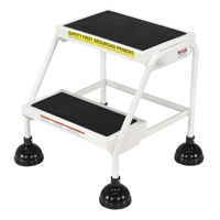 Stop-Step Ladders, 2 Steps, 16" Step Width, 18-9/16" Platform Height, Steel Southpoint Industrial Supply