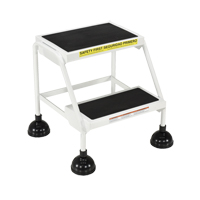Stop-Step Ladders, 2 Steps, 16" Step Width, 18-9/16" Platform Height, Steel Southpoint Industrial Supply
