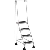 Stop-Step Ladders, 4 Steps, 16" Step Width, 38-3/16" Platform Height, Steel Southpoint Industrial Supply