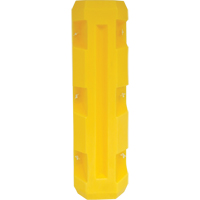 Slim Column Protector, 6" x 6" Inside Opening, 12" L x 12" W x 42" H, Yellow Southpoint Industrial Supply