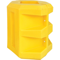 Short Column Protector, 6" x 6" Inside Opening, 24" L x 24" W x 24" H, Yellow MO040 | Southpoint Industrial Supply