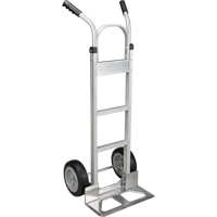 Knocked Down Hand Truck, Dual Handle, Aluminum, 50-5/8" Height, 500 lbs. Capacity Southpoint Industrial Supply