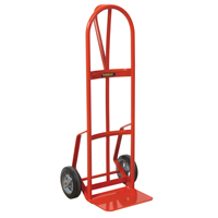 Hand Truck with Reinforced Noseplate - 126DRN-HB , P-Handle Handle, Steel, 51" Height, 800 lbs. Capacity Southpoint Industrial Supply