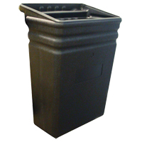 Corbeille &agrave; d&eacute;chets en plastique pour chariot tout usage Southpoint Industrial Supply