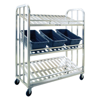 Chariot de pr&eacute;paration, 3 Tiers, 59" la x 67-1/2" h x 26" p, Capacit&eacute; 1000 lb Southpoint Industrial Supply