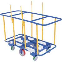 Horizontal Panel Cart, 63-7/16" x 28-1/2" x 40-15/16", 2000 lbs. Capacity Southpoint Industrial Supply