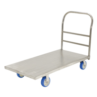 Platform Truck, 48" L x 24" W, 2000 lbs. Capacity, Polyurethane Casters Southpoint Industrial Supply