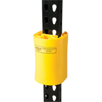 Polyethylene Rack Guard, 5" W x 6" L x 8" H, Yellow MO763 | Southpoint Industrial Supply