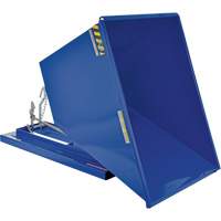 Self-Dumping Hopper, Steel, 1 cu.yd., Blue Southpoint Industrial Supply