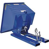 Self-Dumping Hopper, Steel, 1 cu.yd., Blue Southpoint Industrial Supply