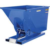 Self-Dumping Hopper, Steel, 1-1/2 cu.yd., Blue Southpoint Industrial Supply