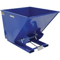 Self-Dumping Hopper, Steel, 2 cu.yd., Blue Southpoint Industrial Supply