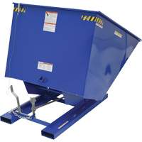 Self-Dumping Hopper, Steel, 2 cu.yd., Blue Southpoint Industrial Supply
