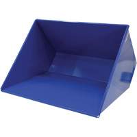 Self-Dumping Hopper, Steel, 3 cu.yd., Blue Southpoint Industrial Supply