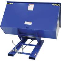 Self-Dumping Hopper, Steel, 3 cu.yd., Blue Southpoint Industrial Supply