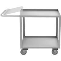 Industrial Grade Order Picking Cart, 39" H x 18-1/8" W x 45" D, 2 Shelves, 1200 lbs. Capacity MP002 | Southpoint Industrial Supply
