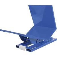 Open Sided Hopper, Steel, 1 cu.yd., Blue Southpoint Industrial Supply