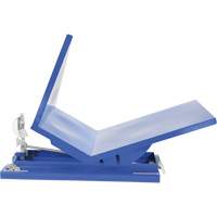 Open Sided Hopper, Steel, 1 cu.yd., Blue Southpoint Industrial Supply