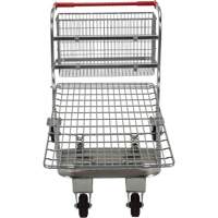 Nestable Wire Cart, Steel, 28-3/4" x 37-1/16" x 59-5/8", 275 lbs. Capacity Southpoint Industrial Supply