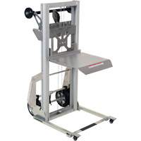 Portable Aluminum Load Lifter, Foot Pump Operated, 200 lbs. Capacity, 61" Max Lift MP144 | Southpoint Industrial Supply