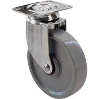 2309 Caster, Swivel, 5" (127 mm), Envirothane™ Grey, 350 lbs. (158.8 kg.) MP167 | Southpoint Industrial Supply