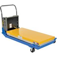 DC Powered & Manual Scissor Lift Table, Steel, 48" L x 24" W, 1000 lbs. Capacity MP198 | Southpoint Industrial Supply