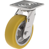 21 Series Medium-Duty Caster, Swivel, 4" (101.6 mm), Urethane, 700 lbs. (317 kg.) MP265 | Southpoint Industrial Supply
