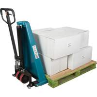 Manual Scissor Skid Lift, 27" L x 45-1/4" W, Steel, 3300 lbs. Capacity MP566 | Southpoint Industrial Supply