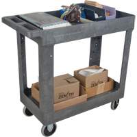 Chariot utilitaire pour l'entretien, 2 tiers, 16-1/2" x 32-1/2" x 34-1/2", Capacit&eacute; 550 lb Southpoint Industrial Supply