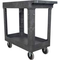 Chariot utilitaire pour l'entretien, 2 tiers, 16-1/2" x 32-1/2" x 34-1/2", Capacit&eacute; 550 lb Southpoint Industrial Supply