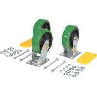 H Series Self-Dumping Hopper Caster Kit Southpoint Industrial Supply