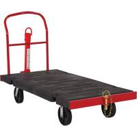 Towable Platform Cart, 64-1/4" L x 30-1/2" W, 2500 lbs. Cap., Polyolefin Wheels MP736 | Southpoint Industrial Supply
