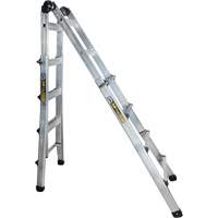 Telescoping Multi-Position Ladder, Aluminum, 300 lbs., CSA Grade 1A Southpoint Industrial Supply