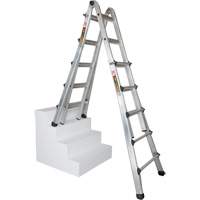 Telescoping Multi-Position Ladder, Aluminum, 300 lbs., CSA Grade 1A Southpoint Industrial Supply