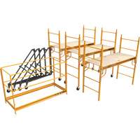 Trousse compl&egrave;te de tour d'&eacute;chafaudage pour cloison s&egrave;che de 18', 122" p x 236" h Southpoint Industrial Supply