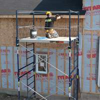 Complete Scaffold Tower with Casters, 69-1/2" D x 178" H Southpoint Industrial Supply