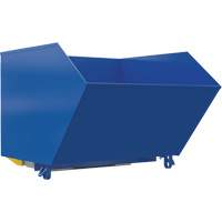 Heavy-Duty H-Style Bump & Dump Hopper, Steel, 1-1/2 cu.yd., Blue Southpoint Industrial Supply