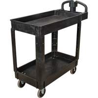 Utility Cart, 2 Tiers, 17-1/8" x 33-1/2" x 37-5/8", 550 lbs. Capacity Southpoint Industrial Supply