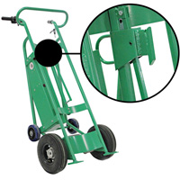 Powered Drum Hand Truck with Pneumatic Wheels Southpoint Industrial Supply