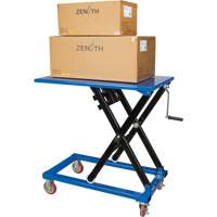 Manual Scissor Lift Table, 37-3/8" L x 23-5/8" W, Steel, 660 lbs. Capacity Southpoint Industrial Supply