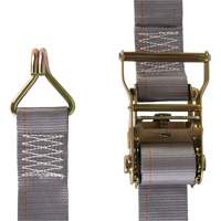 Heavy-Duty Utility Strap, J-Hook, 2" W x 16' L, 500 lbs. (227 kg) WLL Southpoint Industrial Supply