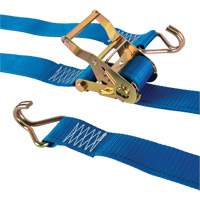 Tendeur d'arrimage utilitaire robuste, Crochet en J, 2" la x 20' lo, Charge d'utilisation 500 lb (227 kg) Southpoint Industrial Supply