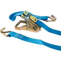Ratchet Strap, J-Hook, 1" W x 16' L, 835 lbs. (379 kg) Working Load Limit Southpoint Industrial Supply